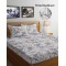 Sale Active Cotton Feel Glace Cotton Printed King Size Double Bed Bedsheet with 2 Pillow Cover